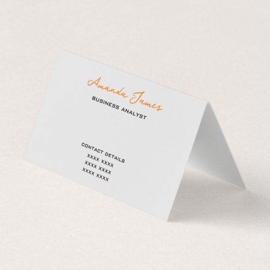 Australisch geldpatroon visitekaartje (Achterkant)