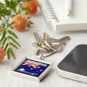 Australisch gepolijst sleutelhanger (Zijkant)