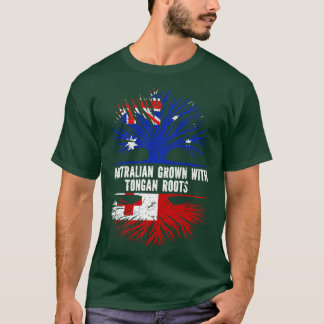 Australisch geteeld met Tongan Roots Australia Vla T-shirt