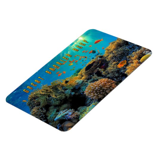 Australisch Great Barrier Reef gestileerd Magneet (Linkerzijde)