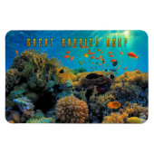 Australisch Great Barrier Reef gestileerd Magneet (Horizontaal)