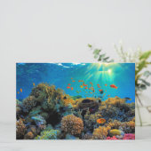 Australisch Great Barrier Reef gestileerd papier (Staand voorkant)