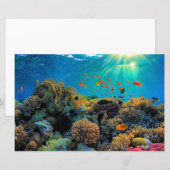 Australisch Great Barrier Reef gestileerd papier (Voorkant / Achterkant)
