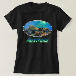Australisch Great Barrier Reef gestileerd T-shirt