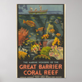 Australisch Great Barrier Reef Revel Poster