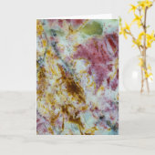 Australisch Green Opalite Slab Kaart (Gele Bloem)