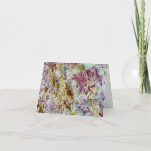 Australisch Green Opalite Slab Notitiekaartje (Voorkant)