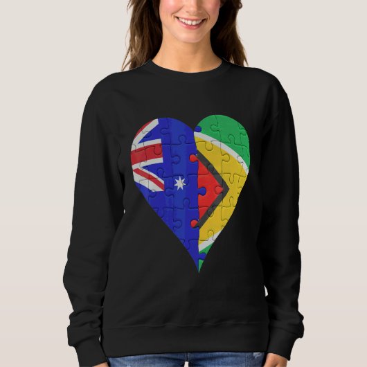 Australisch-Guyanese vlaggenheart Trui (Voorkant)
