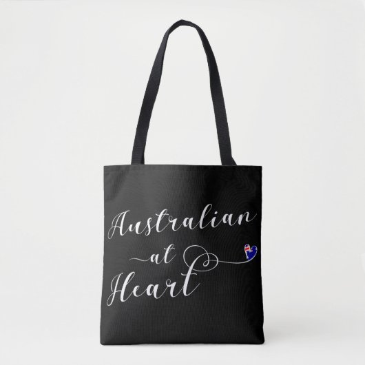 Australisch hart boodschappentas, Aus Tote Bag (Voorkant)