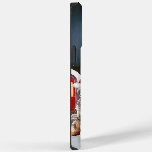 Australisch Herder Caravan Kerstavontuur Case-Mate iPhone Case (Achterkant / Rechts)