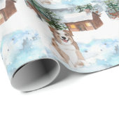 Australisch herderpapier (rood) cadeaupapier (Rol Hoek)