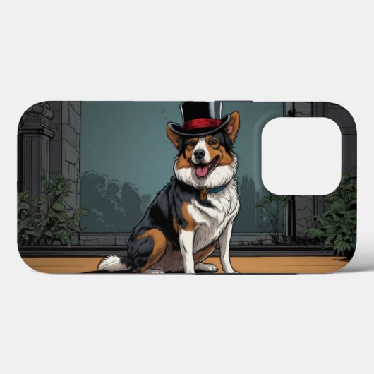 Australisch hondenboek in een straat Case-Mate iPhone case (Achterkant (horizontaal))