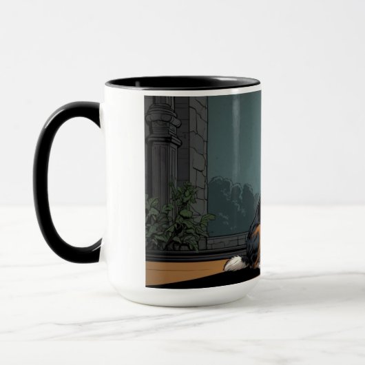 Australisch hondenboek in een straat mok (Links)