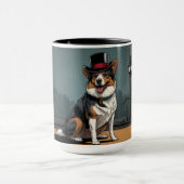 Australisch hondenboek in een straat mok (Midden)