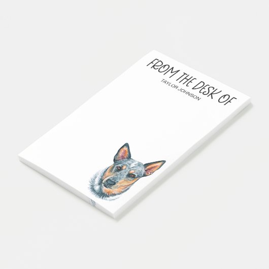 Australisch Hondenliefhebber van runderen Post-it® Notes (Schuin)