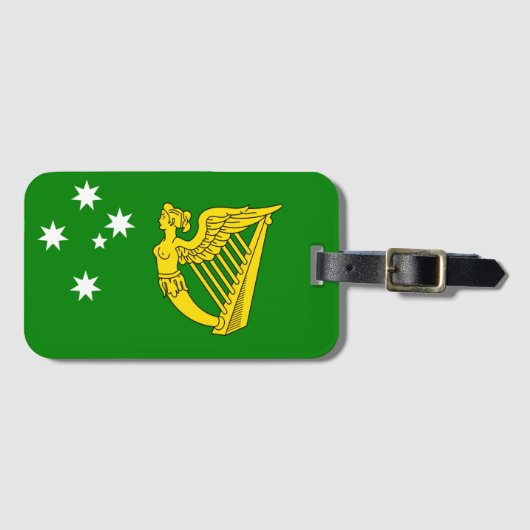 Australisch Iers erfgoed Bagagelabel (Voorkant (horizontaal))