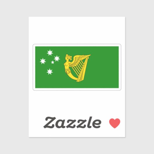 Australisch Iers erfgoed Sticker (Vel)