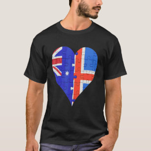 Australisch IJslands vlaghart T-shirt