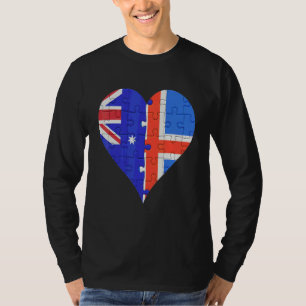 Australisch IJslands vlaghart T-shirt