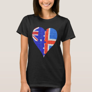 Australisch IJslands vlaghart T-shirt