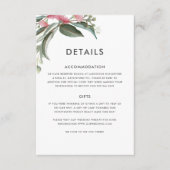 Australisch inheemse gom blad details Kaart (Voorkant)