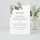 Australisch inheemse gom blad details Kaart (Staand voorkant)