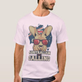 Australisch Kangaroo Quote T-shirt (Voorkant)