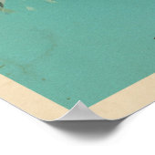  Australisch Kangaroo Travel Poster (Hoek)