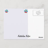 Australisch Kelpie Briefkaart (Achterkant)