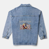 Australisch Kelpie Dog MOM Denim Jacket (Achterkant)