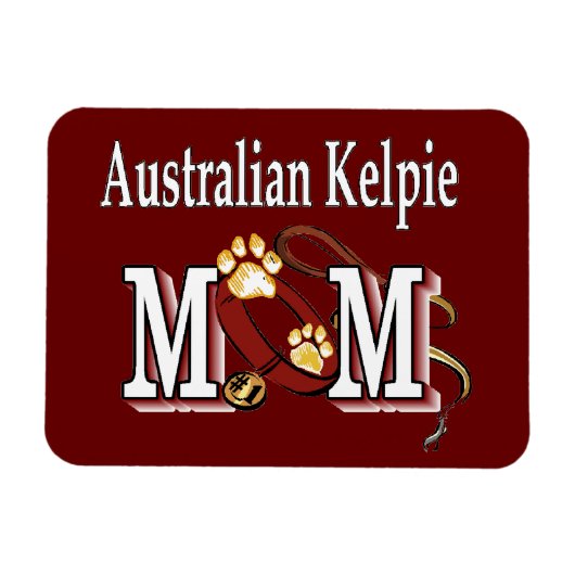 Australisch Kelpie Dog MOM Magneet (Horizontaal)