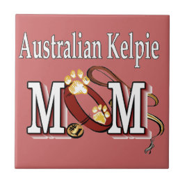 Australisch Kelpie Dog MOM Tegeltje