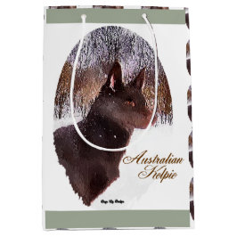 Australisch Kelpie Kerstmis Medium Cadeauzakje