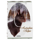 Australisch Kelpie Kerstmis Medium Cadeauzakje (Achterkant)