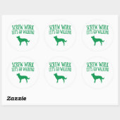 Australisch Kelpie Ronde Sticker (Vel)