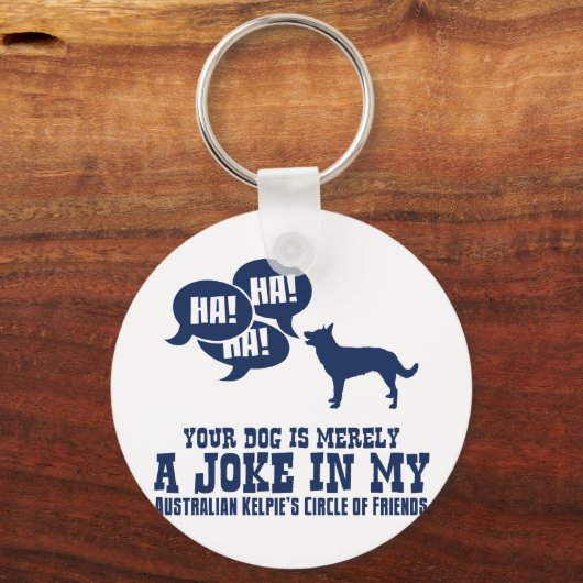 Australisch Kelpie Sleutelhanger (Voorkant)