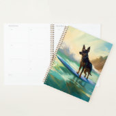 Australisch Kelpie strand surfen schilderij Planner (Display)