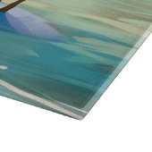 Australisch Kelpie strand surfen schilderij Snijplank (Hoek)