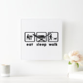 Australisch Kelpie Vierkante Klok (Huis)