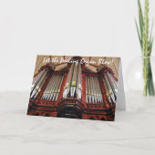 Australisch kerkorgaan Kerstmis wenskaart Feestdagen Kaart (Voorkant)