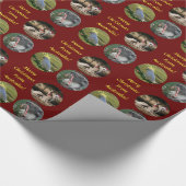 Australisch kerstcadeautje cadeaupapier (Hoek)
