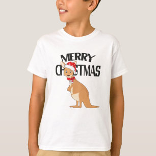 Australisch kerstcadeautje Kangaroo T-shirt