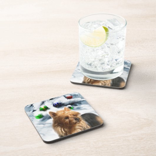 Australisch kerstfeest bier onderzetter (Rechterzijde)