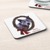 Australisch kerstfeest bij katten drankjes onderzetter (Linkerzijde)