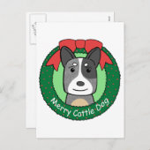 Australisch kerstfeest bij katten feestdagenkaart (Voorkant / Achterkant)