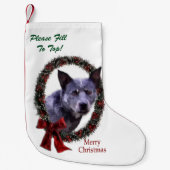 Australisch kerstfeest bij katten kleine kerstsok (Voorkant)