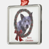 Australisch kerstfeest bij katten metalen ornament (Links)