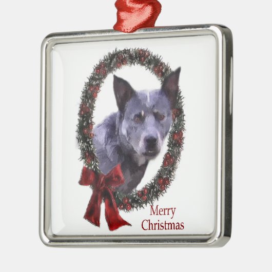 Australisch kerstfeest bij katten metalen ornament (Links)