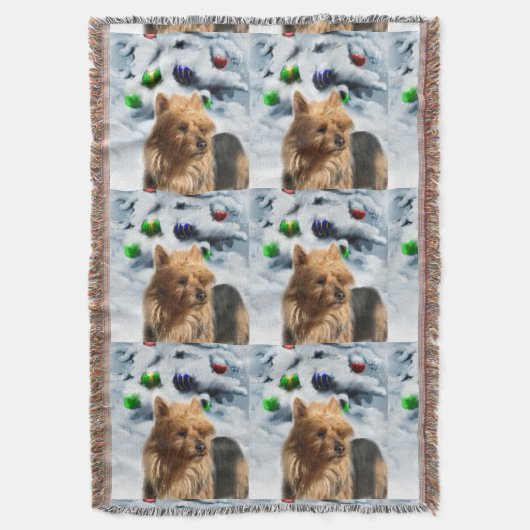 Australisch kerstfeest deken (Voorkant Verticaal)