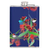 Australisch kerstfeest heupfles (Achterkant)